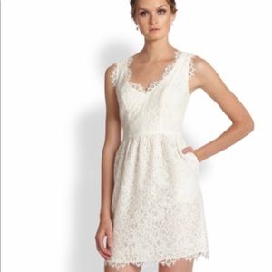 Shoshanna Lace Ivory Dress